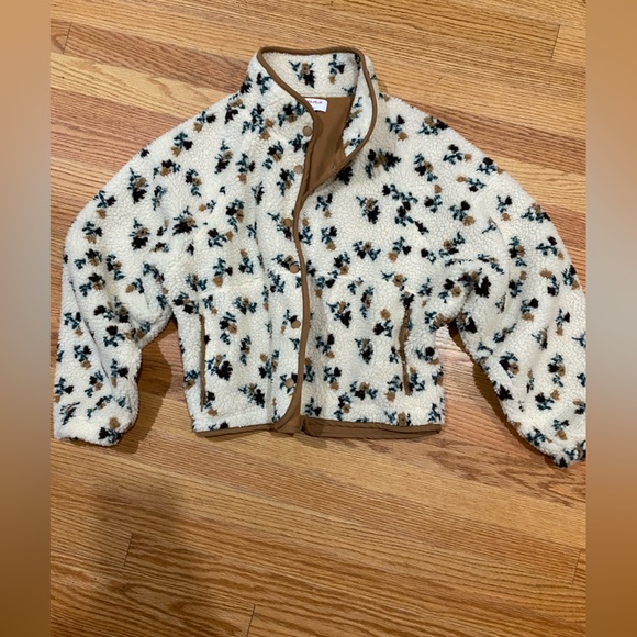 New Buttermelon Floral Fleece Jacket - Picture 10 of 14